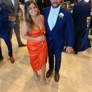 Orange dress, great for summer. Wore once, in great condition.